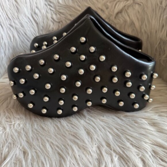 Azalea Wang Romesco studded platform clog - 8.5 - Picture 1 of 5